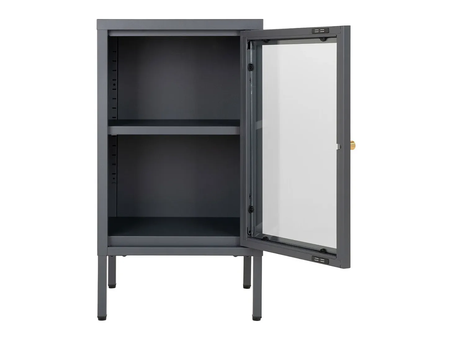 Vitrina Dalby, Gris, 35x38x70 cm, Kendra Home