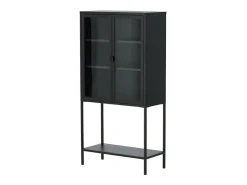 Vitrina de acero de 2 puertas Misha