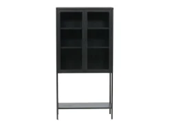 Vitrina de acero de 2 puertas Misha