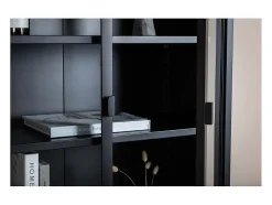 Vitrina de acero de 2 puertas Misha
