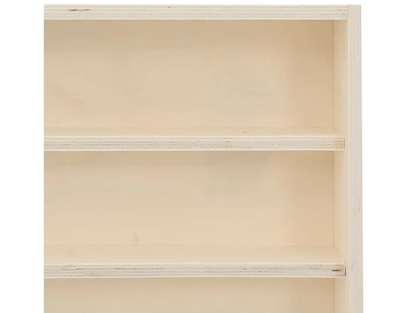 Vitrina de colección de madera con 6 estantes 60x8,5x55 cm