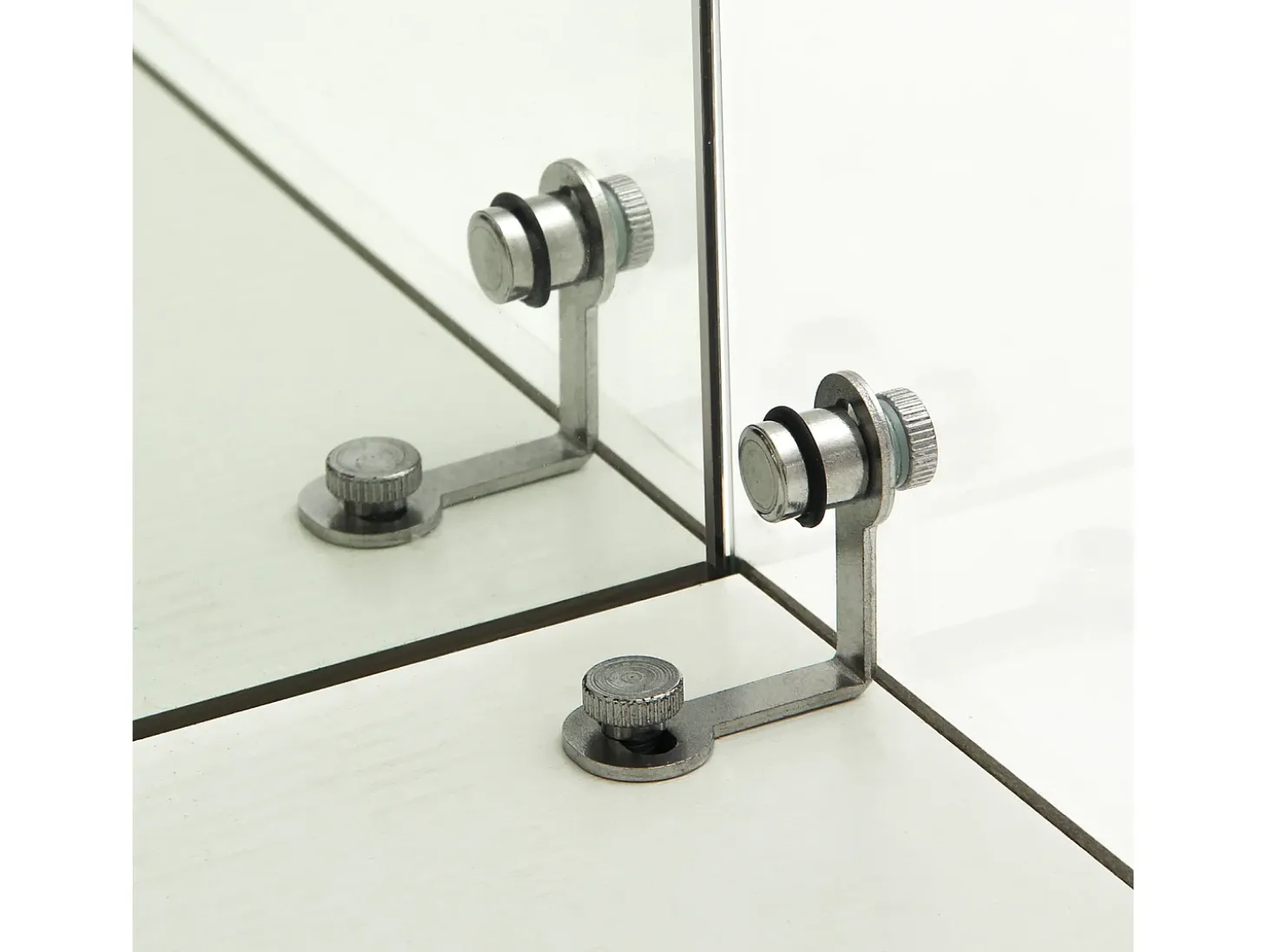 Vitrina de cristal de 163,9 x 36,49 x 80,49 cm, con estantes e iluminación LED, armario de curiosidades de doble puerta.