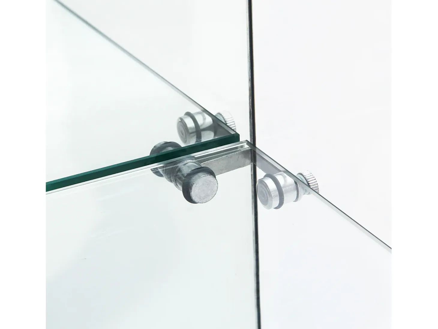 Vitrina de cristal de 163,9 x 36,49 x 80,49 cm, con estantes e iluminación LED, armario de curiosidades de doble puerta.