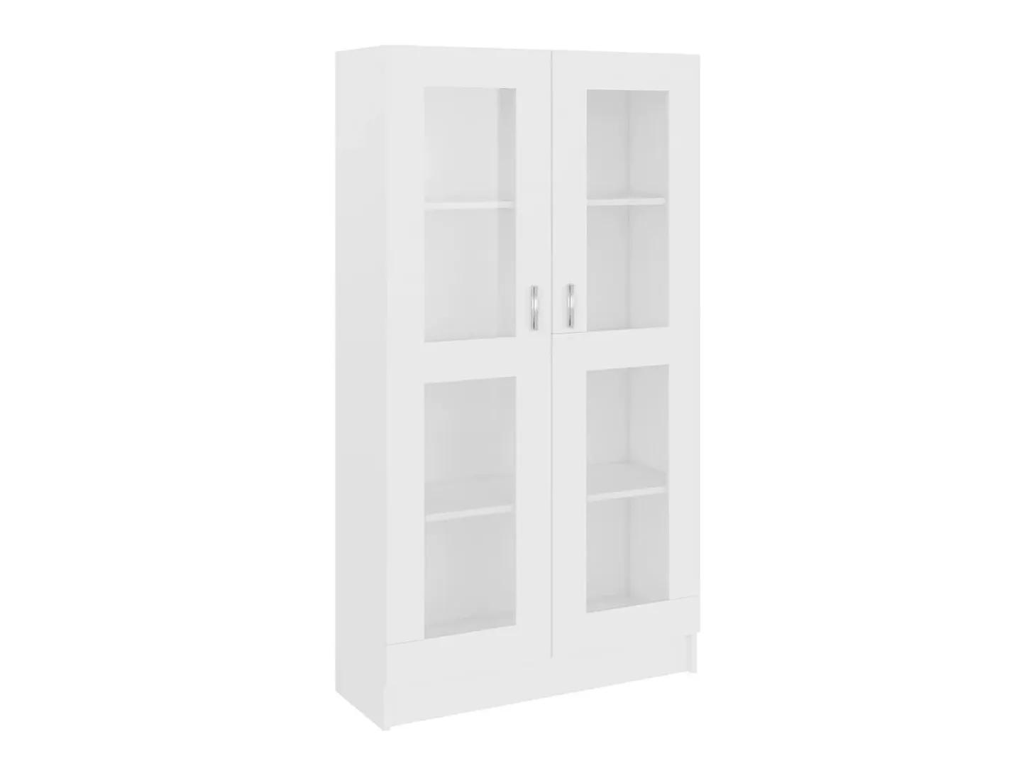 Vitrina de madera contrachapada blanco 82,5x30,5x150 cm ES480103