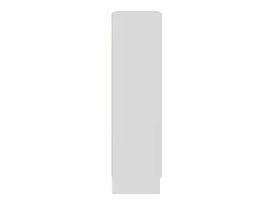 Vitrina de madera contrachapada blanco 82,5x30,5x115 cm
