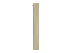 Vitrina de madera de ingeniería roble Sonoma 100x8,5x75 cm ES362029