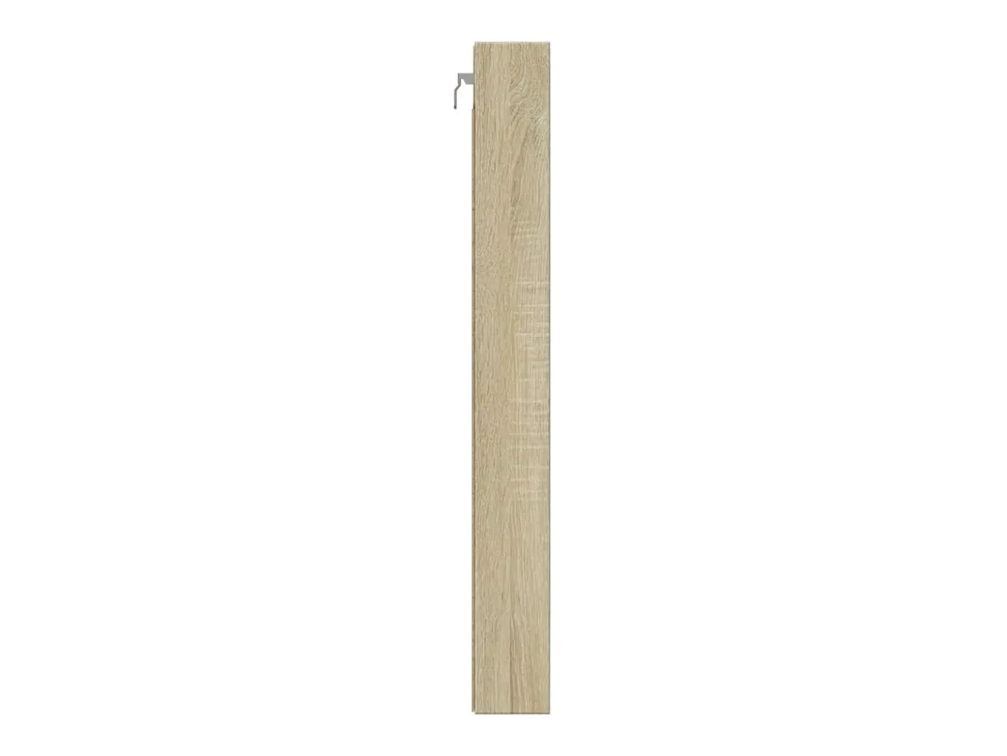 Vitrina de madera de ingeniería roble Sonoma 100x8,5x75 cm ES362029
