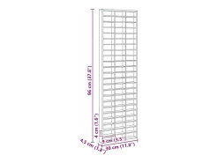 Vitrina Marrón 30 x 4,5 x 96 cm Madera de Ingeniería