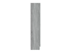 Vitrina Sonoma gris de 82,5 x 30,5 x 150 cm, madera de ingeniería