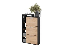 Volquete zapatero oro power roble/antracita 80x24.2x128.3 orlando