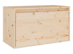 Volri Muebles para TV 3 piezas madera maciza de pino