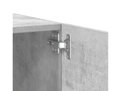Westwego Mueble para TV contrachapada gris hormigón 100x35x40 cm