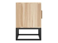 Yelara Mueble de TV erro y madera contrachapada 105x30x45 cm