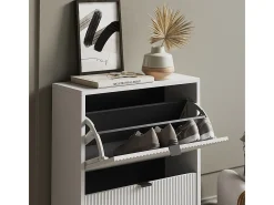 Zapatera abatible blanco 60x24x92 eliza