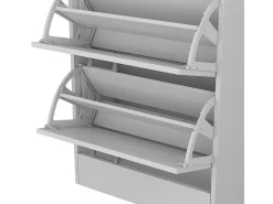 Zapatera abatible blanco 63x24x150 gregor