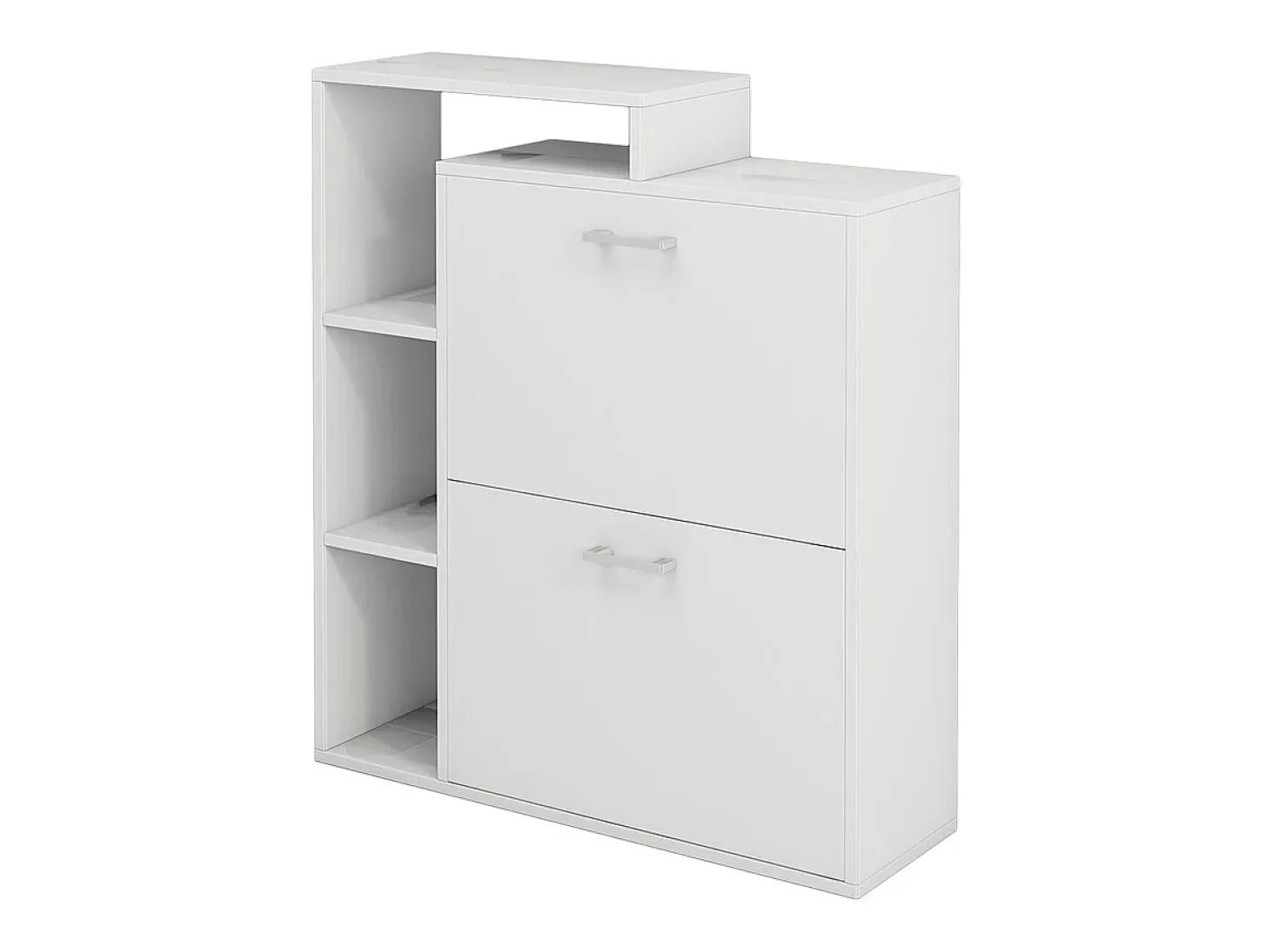 Zapatera abatible blanco 80x24.5x90 tobias