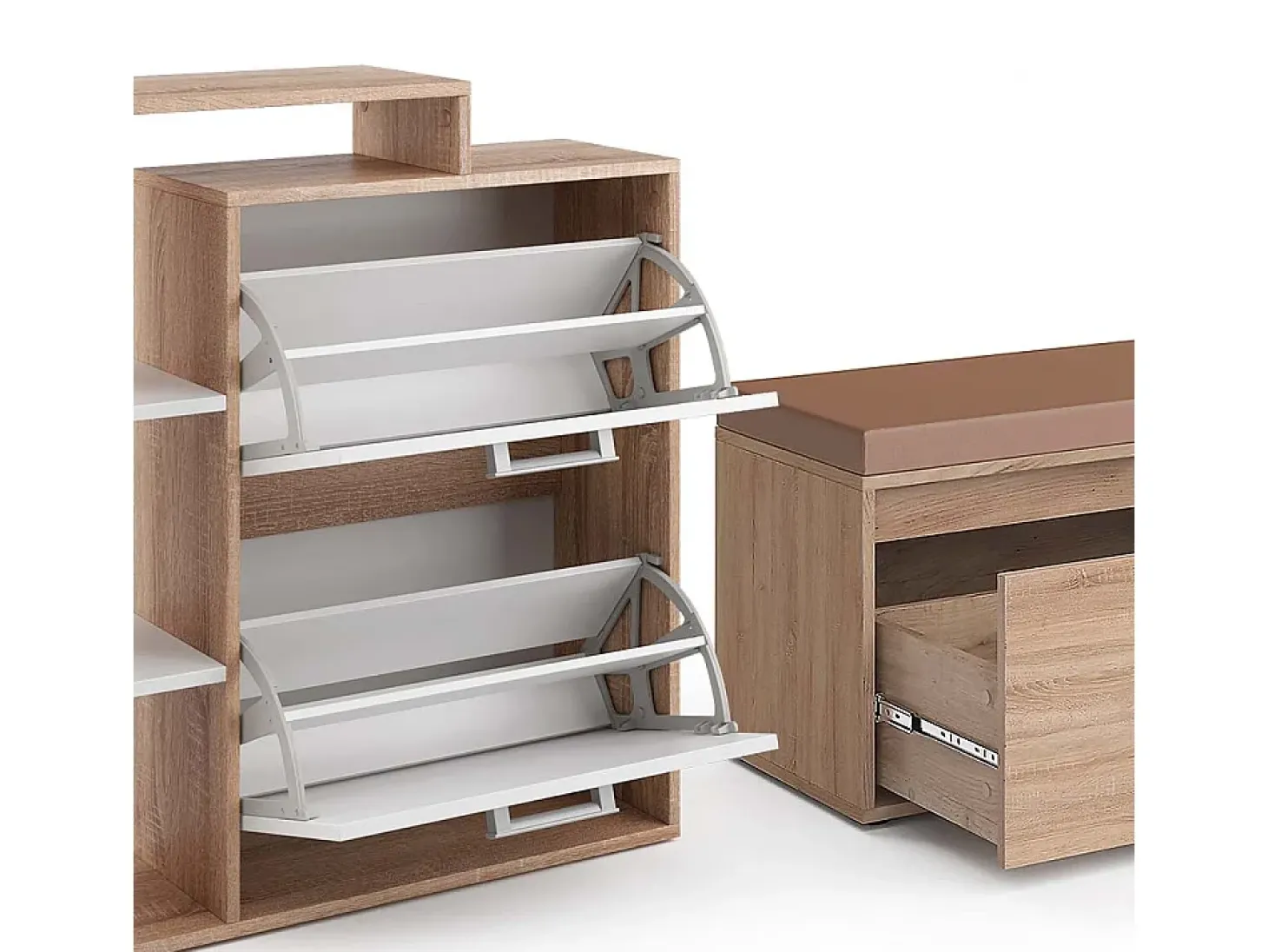 Zapatera abatible sonoma 80x39x90 orlando