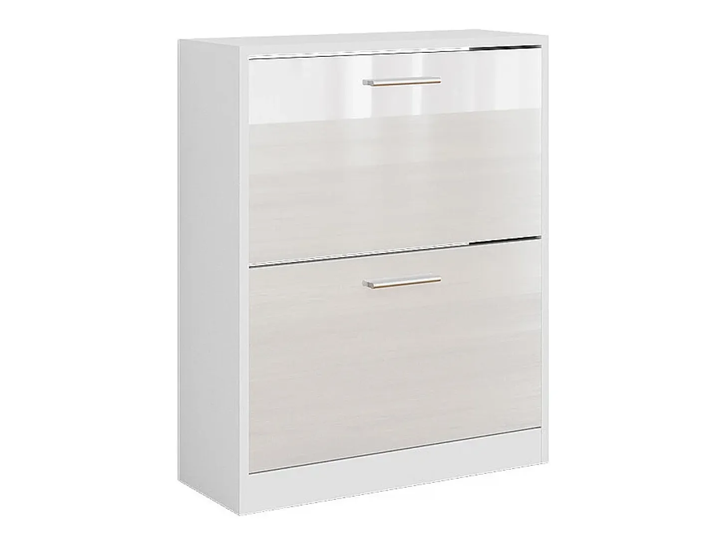 Zapatera blanco alto brillo 59x22x72.5 gizmo