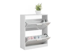 Zapatera blanco alto brillo 59x22x72.5 gizmo