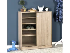 Zapatero 2 Puertas Corrediza 105X92X38 Cambrian