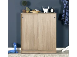 Zapatero 2 Puertas Corrediza 105X92X38 Cambrian