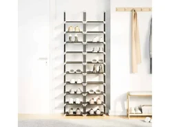 Zapatero 2 uds 10 niveles 33x33x174cm tela no tejida