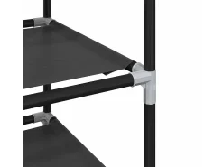 Zapatero 2 uds 10 niveles 33x33x174cm tela no tejida