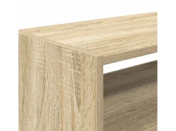 Zapatero apilable de 2 piezas, roble Sonoma, 60x30x30,5cm