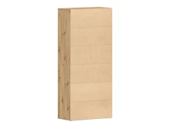 Zapatero artesano de roble 80x39x180 cm fabricado en madera de ingeniería