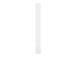Zapatero Blanco brillo 59x17x169 cm Madera de ingeniería