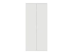 Zapatero blanco 80x39x180 cm fabricado en madera de ingeniería