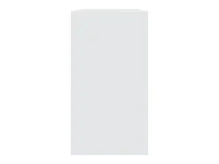 Zapatero blanco 80x34x63 cm madera contrachapada