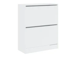 Zapatero blanco 80x34x96,5 cm madera contrachapada