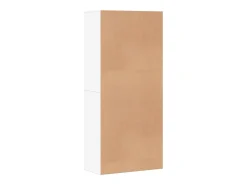 Zapatero blanco 80x39x178 cm Madera contrachapada