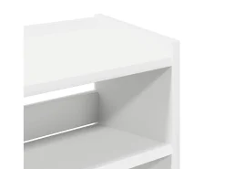 Zapatero blanco 60x25x81 cm madera de ingeniería