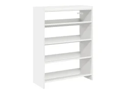 Zapatero blanco 60x25x81 cm madera de ingeniería
