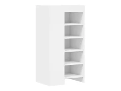 Zapatero blanco 52x37,5x100 cm madera contrachapada