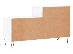 Zapatero blanco 102x36x60 cm Madera contrachapada