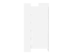 Zapatero blanco 52x37,5x100 cm madera contrachapada