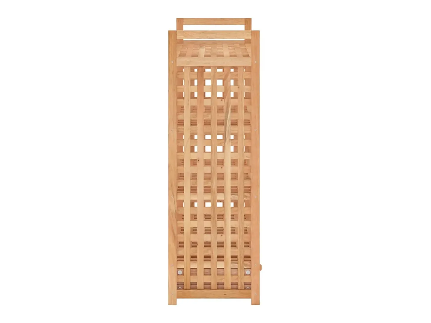 Zapatero con cajón 70x27x81cm Madera maciza de nogal
