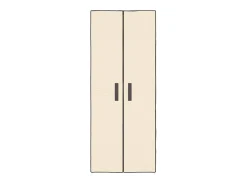Zapatero Crema 60x30x166 cm Tela