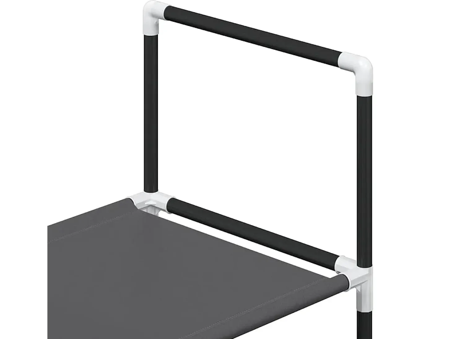 Zapatero de 4 niveles 44x28x77 cm tela no tejida