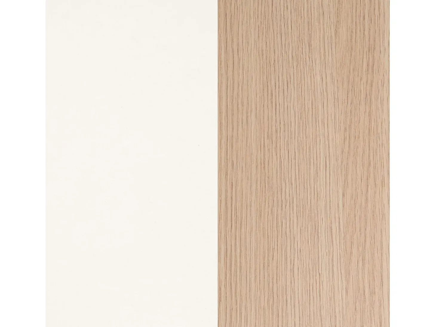 Zapatero de 3 puertas abatibles en roble y blanco 60x113 cm Remi Roble - Blanco