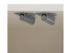 Zapatero de entrada con estantes regulables, 3 puertas y 1 cajón, patas de madera - blanco