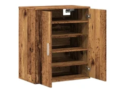 Zapatero de madera antiguo 60x35x70 cm madera contrachapada