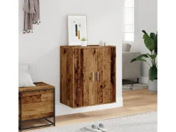 Zapatero de madera antiguo 60x35x70 cm madera contrachapada