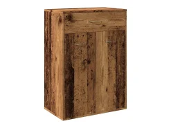 Zapatero de madera antiguo 60x35x84 cm madera contrachapada