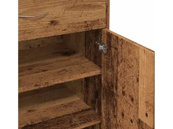 Zapatero de madera antiguo 60x35x84 cm madera contrachapada