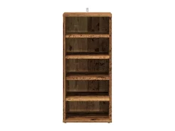 Zapatero de madera antiguo 32x35x70 cm madera contrachapada
