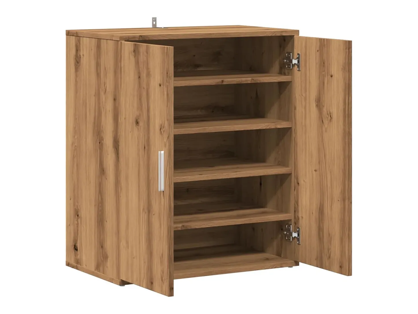Zapatero de madera de ingeniería de roble hecho a mano